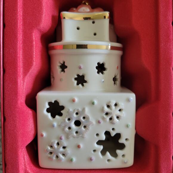Lenox Shimmering Lights 2021 Gift Ornament Color Changing Light Up✨️NIB✨️NOS - Picture 9 of 10